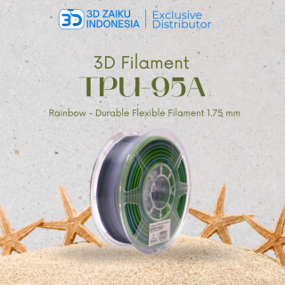eSUN 3D Filament TPU-95A Rainbow Durable Flexible Filament 1.75 mm